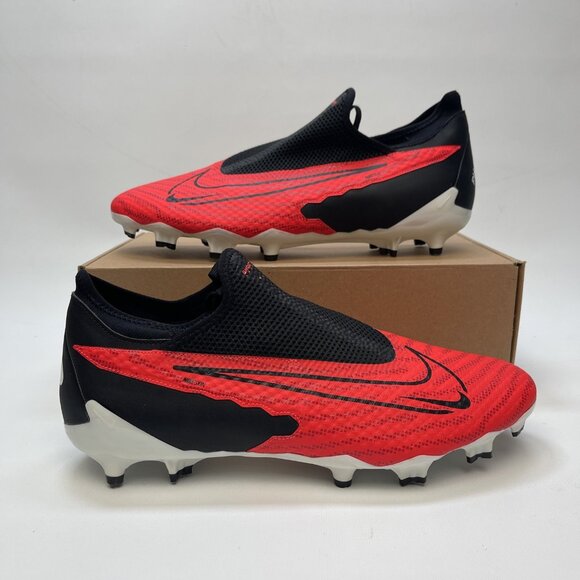 Nike Phantom Gx Academy Df Fg/Mg Bright Crimson Red-Black Sz 12.5 US DD9472-600 - Picture 1 of 8